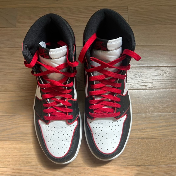 AIR JORDAN 1 RETRO HIGH OG | BLACK/GYM RED-WHITE - Picture 5 of 7